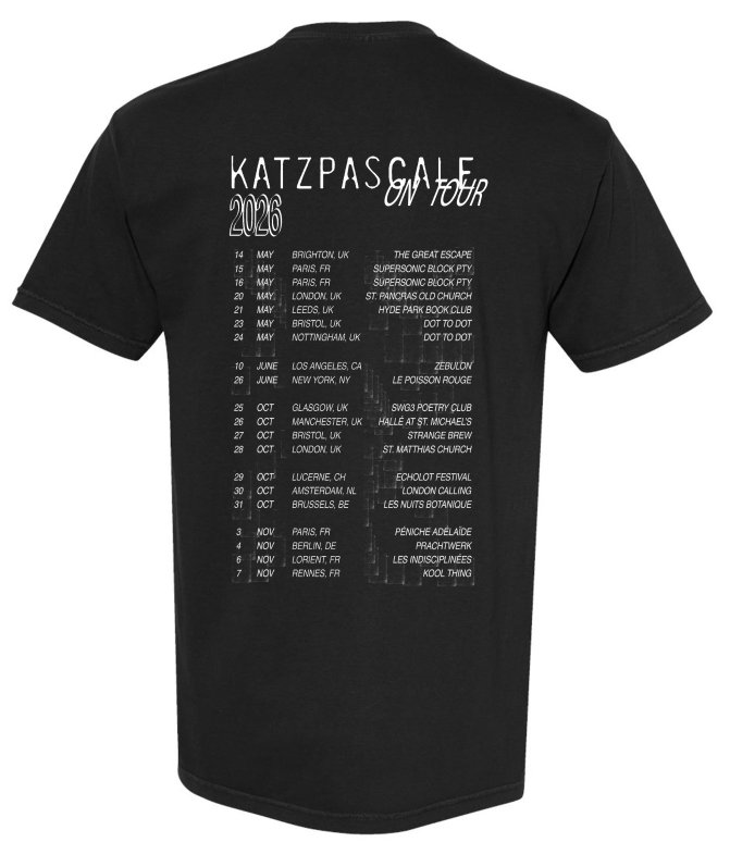 PREORDER: KatzPascale Cherubs 2026 Tour Shirt